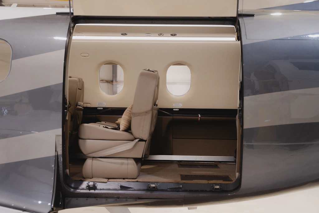 Pilatus PC-12 intérieur
